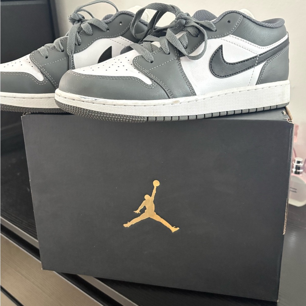 Nike Air Jordan Black and White Sneakers - Picture 2 of 3